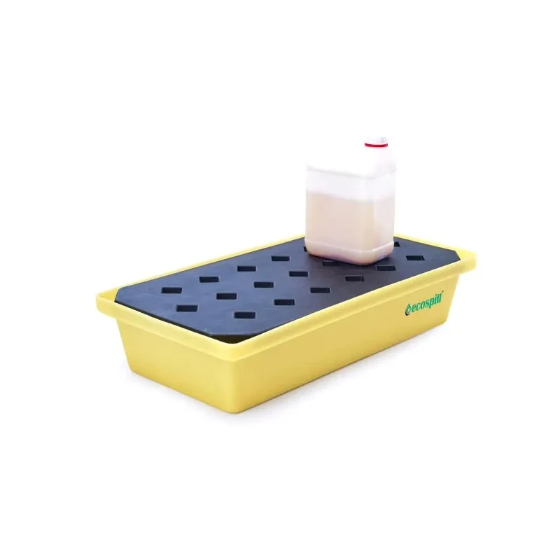 Ecospill Ltd Polyethylene Spill Tray 30L Yellow 800mm x 400mm R3340804