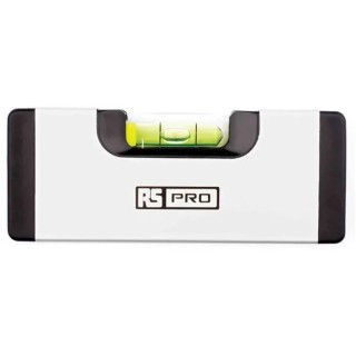 RS PRO 120 mm Aluminium Magnetic Pocket Level 0.5 mm/m Accuracy 194-4705