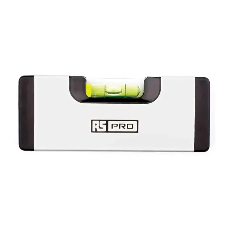 RS PRO 120 mm Aluminium Magnetic Pocket Level 0.5 mm/m Accuracy 194-4705