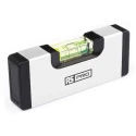 RS PRO 120 mm Aluminium Magnetic Pocket Level 0.5 mm/m Accuracy 194-4705
