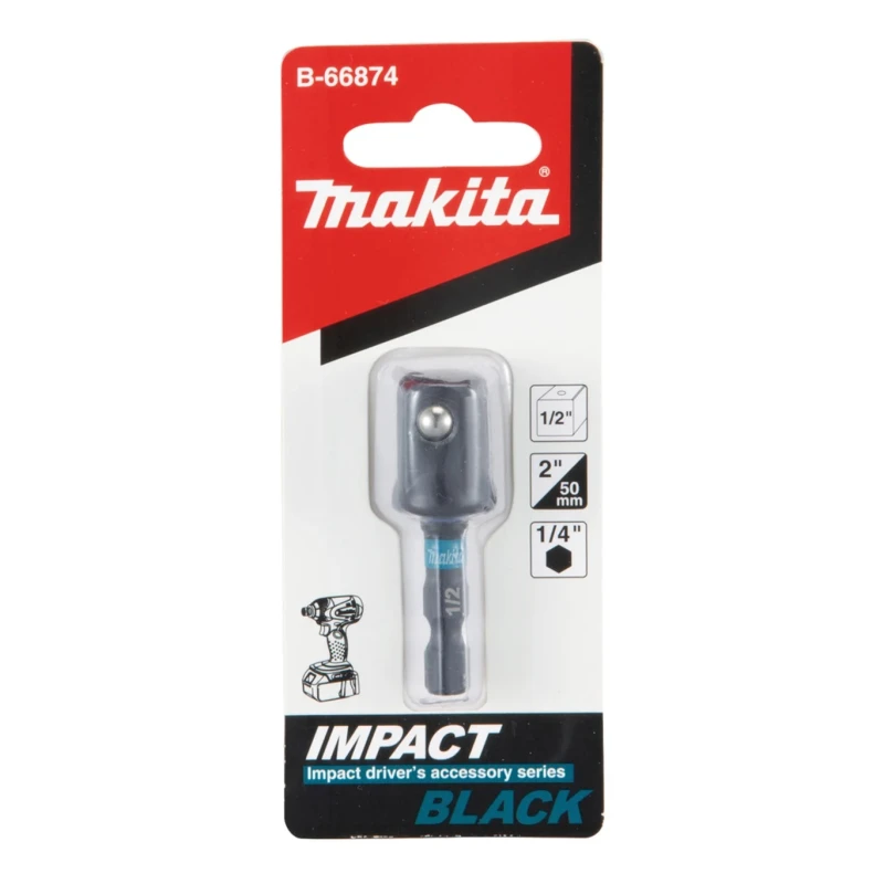 Makita Black Drill Accessory 50mm Overall Length B-66874