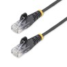 StarTech.com Cat6 Ethernet Cable 4 Core, Black, 0.5 m, Unshielded Unscreened, Snagless, Low Smoke Zero Halogen N6PAT50CMBKS