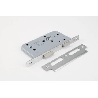 Briton Deadlock Cylinder Lock Mechanism Cylindrical Stainless Steel Forend Finish 5430.60.S.SS
