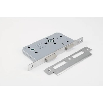 Briton Deadlock Cylinder Lock Mechanism Cylindrical Stainless Steel Forend Finish 5430.60.S.SS