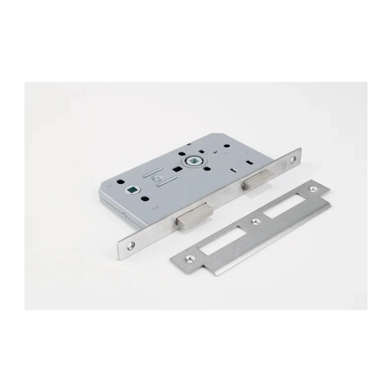 Briton Deadlock Cylinder Lock Mechanism Cylindrical Stainless Steel Forend Finish 5430.60.S.SS