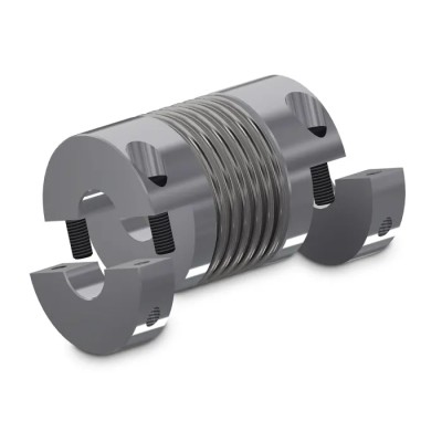 Huco Flexible Coupler 66 mm OD 32 mm Bore 89 mm Length Clamp Style 593.66.5858