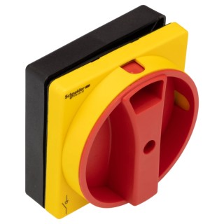 Schneider Electric TeSys Series Yellow, Red Rotary Handle 2.56 in VLSH1S5R