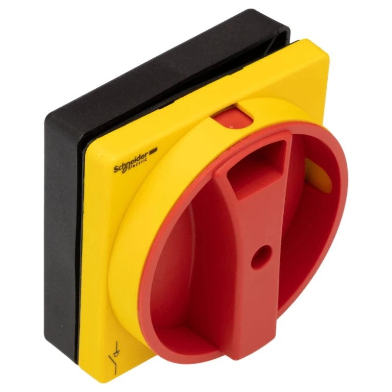 Schneider Electric TeSys Series Yellow, Red Rotary Handle 2.56 in VLSH1S5R