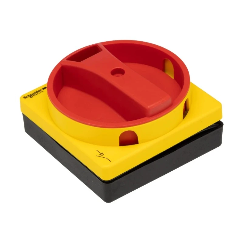 Schneider Electric TeSys Series Yellow, Red Rotary Handle 2.56 in VLSH1S5R