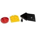 Schneider Electric TeSys Series Yellow, Red Rotary Handle 2.56 in VLSH1S5R