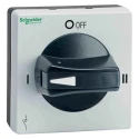 Schneider Electric Grey, Black Rotary Handle 2.56 in TeSys Series VLSH2S5BC