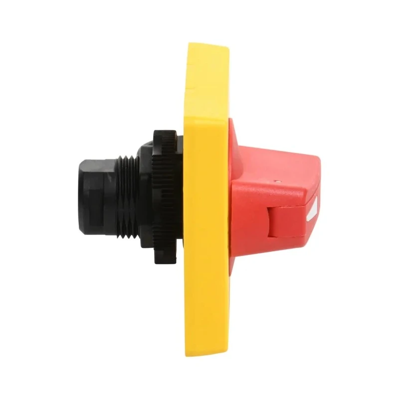 Schneider Electric Red, Yellow Rotary Handle 2.56 in TeSys Series VLSH2H5R