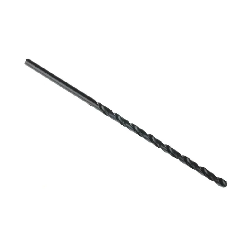 Dormer HSS Drill Bit 1 in 1 Inch, 106mm Overall Length, 3.3mm Shank Size, Cylindrical Shank, 4-Flute Helical, 118° A1103.3