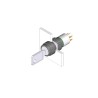 EAO IP65 Key Switch, SPDT, 100mA Contact Current, 2 Positions, Screw Terminal, Round Bezel IP65