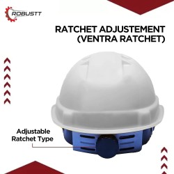 Buy Robustt X Shree JEE Safety Helmet Ratchet White(Pack Of 50)