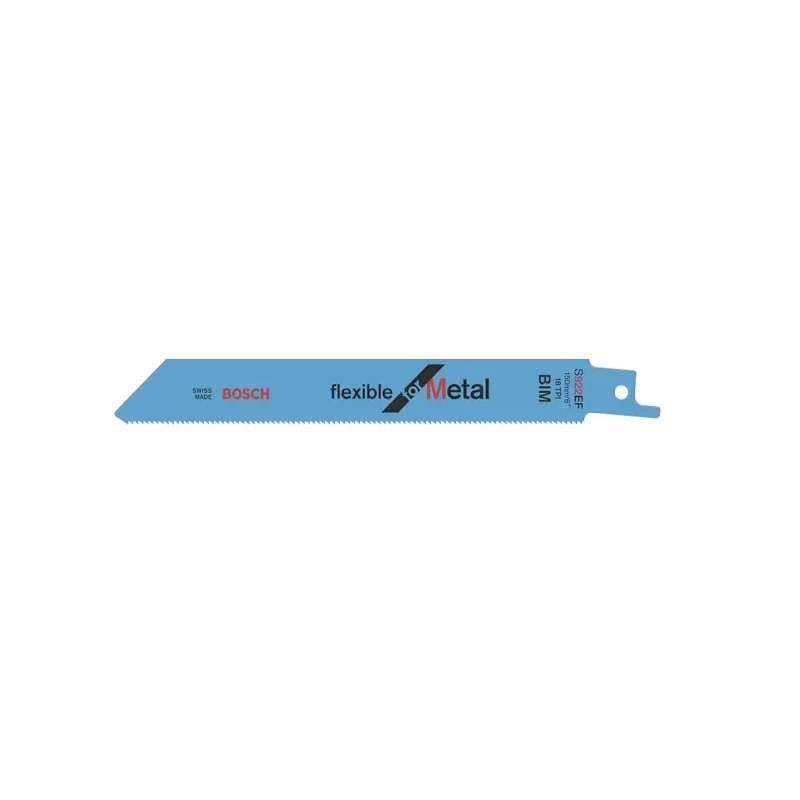 Bosch Reciprocating Saw Blade 5-Piece 150 mm Bi-Metal 18 Teeth Per Inch 2608656015
