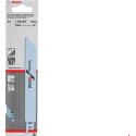 Bosch Reciprocating Saw Blade 5-Piece 150 mm Bi-Metal 18 Teeth Per Inch 2608656015