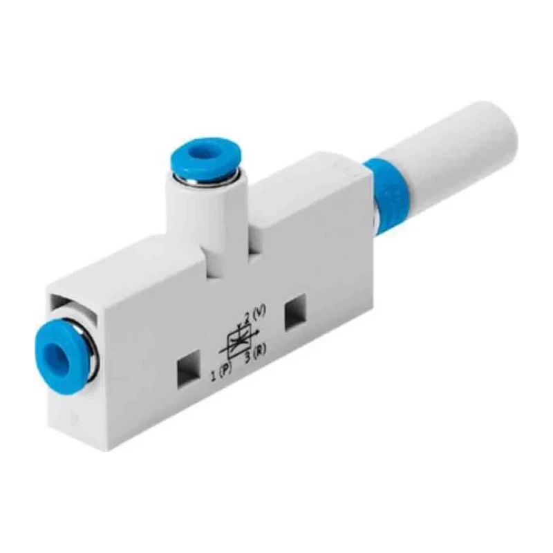 Festo Vacuum Pump, 0.95 mm Nozzle, 4.5 Bar Pressure, 25 L/min Suction Flow, VN Series VN-10-H-T3-PQ2-VQ2-RO1