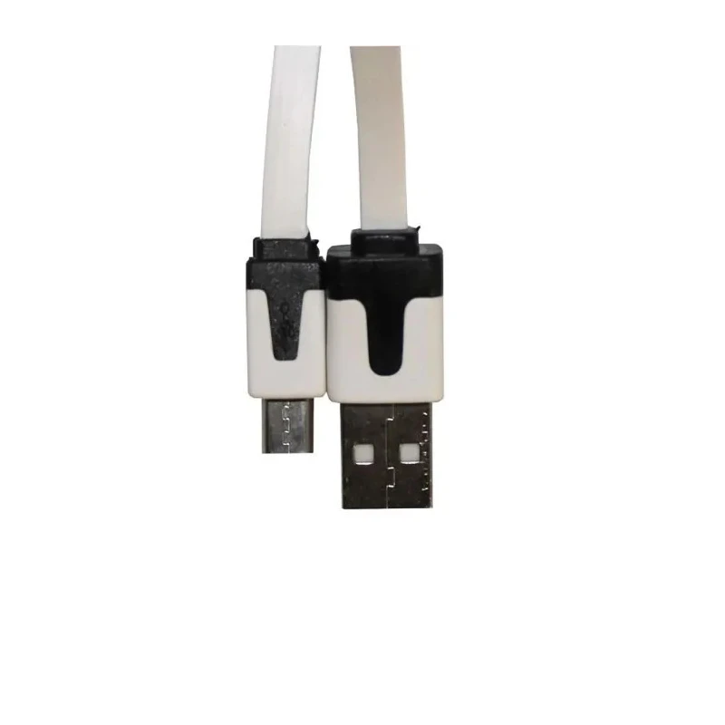 Kitronik 1M White Anti-Tangle USB 2.0 Type-A to Micro-B USB Cable Compatible with BBC Micro Bit 4154