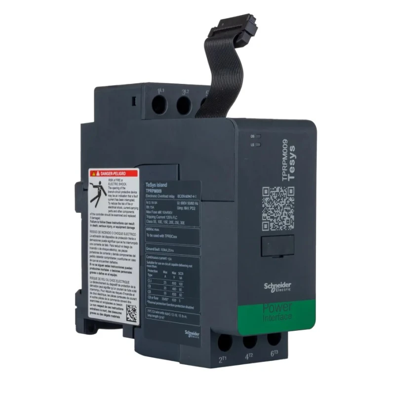 Schneider Electric 3 Phase Monitoring Relay DIN Rail Mount 690V AC 24V DC TPRPM009