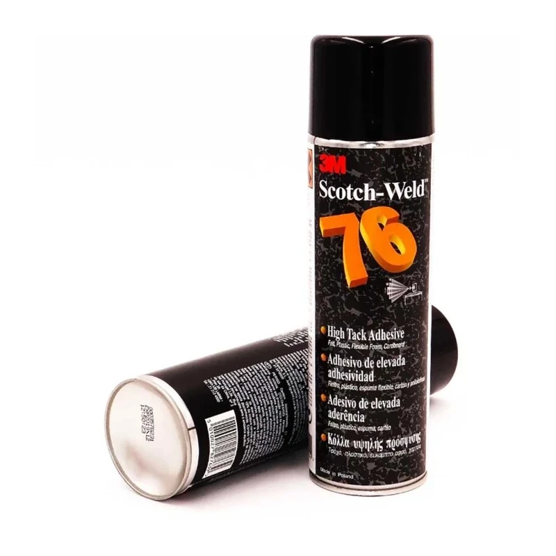 3M High-Tack Spray Adhesive for Paper, Fabric, Metal, Wood, Foam Scotch-Weld 76