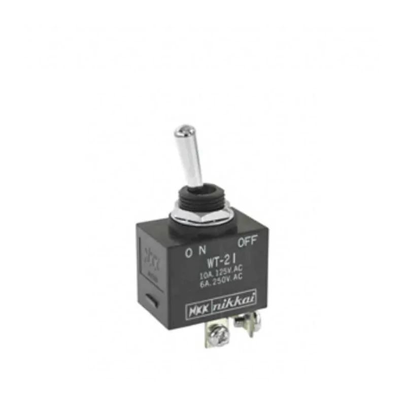 NKK Switches Toggle Switch Panel Mount On-Off DPST Screw Terminal 250V AC WT21T