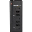 StarTech.com 7 Port USB 2.0 USB Hub AC Adapter Powered USB Charging Station 12V DC 1.5A Input 110 mm x 45 mm x ST7C51224EU