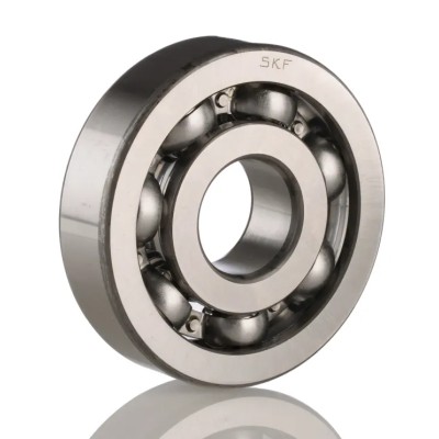 SKF Single Row Deep Groove Ball Bearing 25 mm ID, 80 mm OD, 21 mm Width, Sheet Metal Cage 6405
