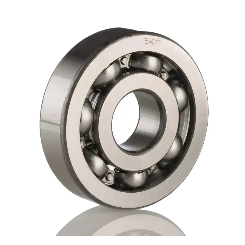 SKF Single Row Deep Groove Ball Bearing 25 mm ID, 80 mm OD, 21 mm Width, Sheet Metal Cage 6405