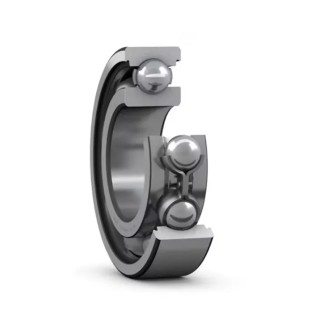 SKF Single Row Deep Groove Ball Bearing 100 mm ID, 215 mm OD, Race Width 47 mm, Sheet Metal Cage, Steel Balls, Open 6320/C3