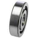 SKF Single Row Deep Groove Ball Bearing 30 mm ID, 90 mm OD, 23 mm Width, Sheet Metal Cage, Steel Balls 6406