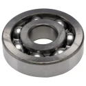 SKF Single Row Deep Groove Ball Bearing 30 mm ID, 90 mm OD, 23 mm Width, Sheet Metal Cage, Steel Balls 6406