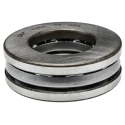 SKF Thrust Ball Bearing 45 mm Inside Diameter 85 mm Outside Diameter Race Width 28 mm Steel Balls Sheet Metal Cage 51309