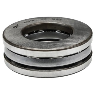 SKF Thrust Ball Bearing 45 mm Inside Diameter 85 mm Outside Diameter Race Width 28 mm Steel Balls Sheet Metal Cage 51309