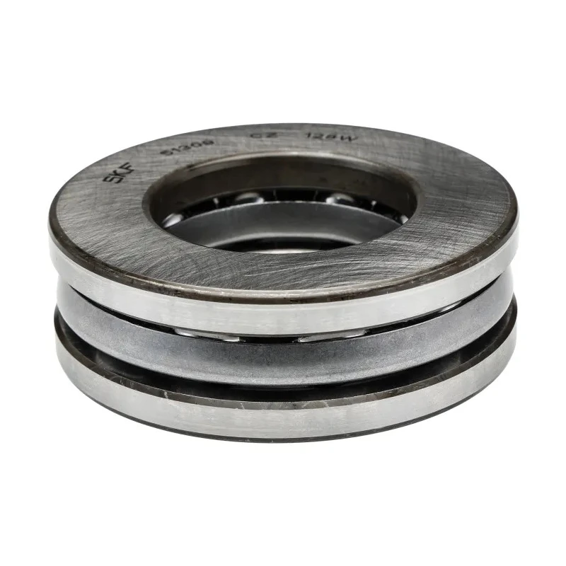 SKF Thrust Ball Bearing 45 mm Inside Diameter 85 mm Outside Diameter Race Width 28 mm Steel Balls Sheet Metal Cage 51309