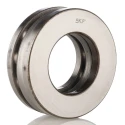 SKF Thrust Ball Bearing 25 mm ID, 60 mm OD, 24 mm Width, Sheet Metal Cage, Steel Balls, Open End Type, 1 Row 51405