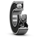 SKF Single Row Deep Groove Ball Bearing 10 mm ID, 26 mm OD, 8 mm Race Width, Sheet Metal Cage 6000-2RSL