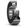 SKF Single Row Deep Groove Ball Bearing 10 mm ID, 26 mm OD, 8 mm Race Width, Sheet Metal Cage 6000-2RSL
