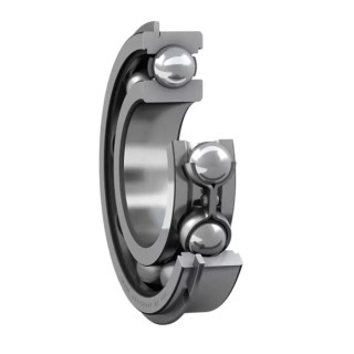 SKF Single Row Deep Groove Ball Bearing 40 mm ID, 80 mm OD, Sheet Metal Cage, Steel Balls, Open End Type 6208 NR/C3
