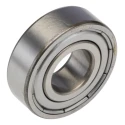 SKF Single Row Deep Groove Ball Bearing 15 mm ID, 35 mm OD, Shielded, Sheet Metal Cage 6202-2Z/C2