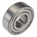 SKF Single Row Deep Groove Ball Bearing 15 mm ID, 35 mm OD, Shielded, Sheet Metal Cage 6202-2Z/C2