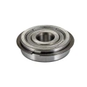 SKF 1 Row Deep Groove Ball Bearing, 10 mm Inside Diameter, 30 mm Outside Diameter, 9 mm Race Width, Sealed Cage 6200-2ZNR