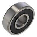 SKF Single Row Deep Groove Ball Bearing 12 mm ID, 32 mm OD, 10 mm Width, Sheet Metal Cage, Sealed 6201-2RSL