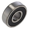 SKF Single Row Deep Groove Ball Bearing 12 mm ID, 32 mm OD, 10 mm Width, Sheet Metal Cage, Sealed 6201-2RSL