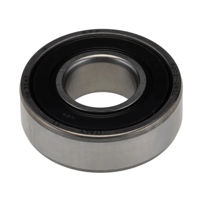 SKF Single Row Deep Groove Ball Bearing 15 mm Inside Diameter 35 mm Outside Diameter Sealed Steel Cage 6202-2RSL