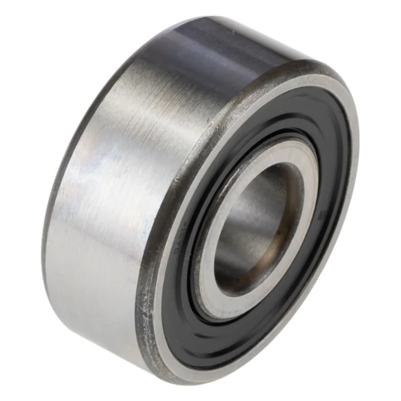 SKF Single Row Deep Groove Ball Bearing, 15 mm ID, 42 mm OD, 17 mm Width, Stainless Steel Race, Sheet Metal Cage 62302-2RS1