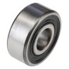 SKF Single Row Deep Groove Ball Bearing, 15 mm ID, 42 mm OD, 17 mm Width, Stainless Steel Race, Sheet Metal Cage 62302-2RS1