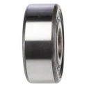 SKF Single Row Deep Groove Ball Bearing, 15 mm ID, 42 mm OD, 17 mm Width, Stainless Steel Race, Sheet Metal Cage 62302-2RS1