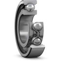 SKF Single Row Deep Groove Ball Bearing 160 mm ID, 290 mm OD, 48 mm Width, Sheet Metal Cage, Steel Balls, Open 6232/C3