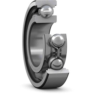 SKF Single Row Deep Groove Ball Bearing 160 mm ID, 290 mm OD, 48 mm Width, Sheet Metal Cage, Steel Balls, Open 6232/C3